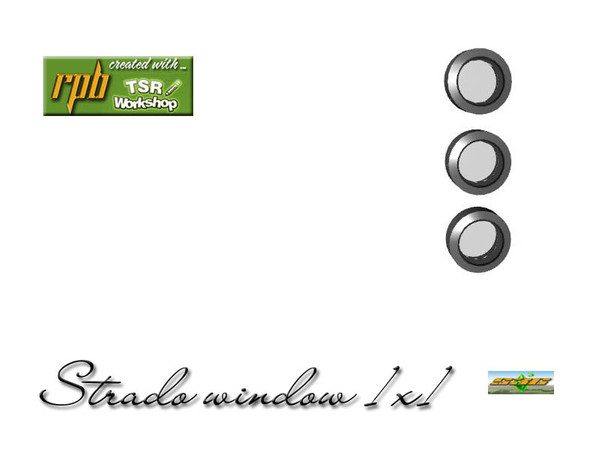 Sims 3 — S3C Strado windows round by ruhrpottbobo — S3C Strado windows round by ruhrpottbobo