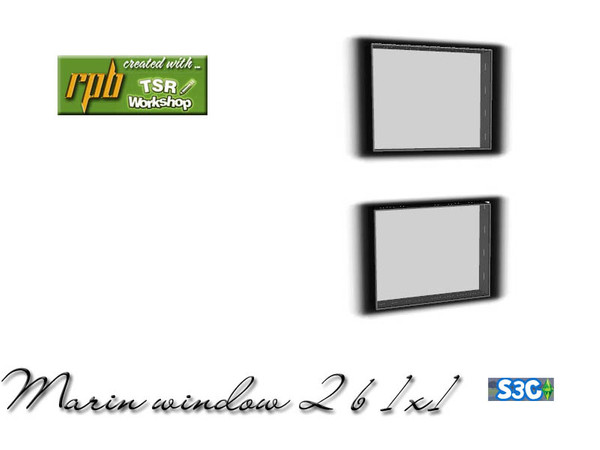Sims 3 — S3C Marin window 2x b 1x1 by ruhrpottbobo — S3C Marin window 2x b 1x1 by ruhrpottbobo