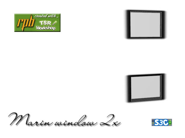 Sims 3 — S3C Marin window 2x 1x1 by ruhrpottbobo — S3C Marin window 2x 1x1 by ruhrpottbobo