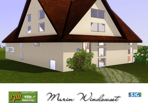Sims 3 — Window Set Marin by ruhrpottbobo — modern Windowset