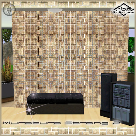 Sims 3 — Muratura Strong 2 by Devirose — By Devirose-.Created using EA's 'Create a Pattern'.'-No need Expansion