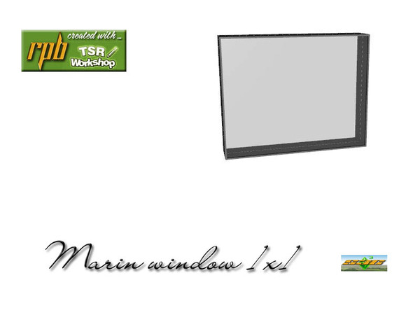 Sims 3 — S3C Marin window 1x1 by ruhrpottbobo — S3C Marin window 1x1 by ruhrpottbobo