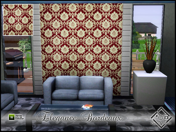 Sims 3 — Elegance Bordeaux by Devirose — By Devirose-Created with Tsr Workshop,base game compatible-Emjoy^^
