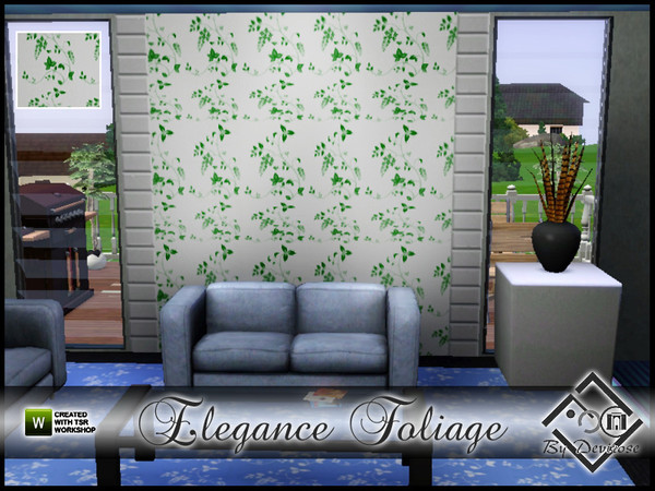 Sims 3 — Elegance Foliage by Devirose — By Devirose-Created with Tsr Workshop,base game compatible-Emjoy^^