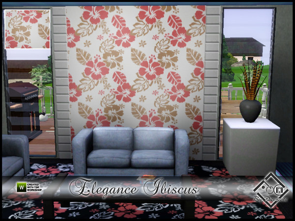 Sims 3 — Elegance Ibiscus by Devirose — By Devirose-Created with Tsr Workshop,base game compatible-Emjoy^^