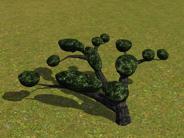Sims 3 — Japanese Water Tree by sim_man123 — The name of this MIGHT be completely made up... Japanese Water Tree, made by