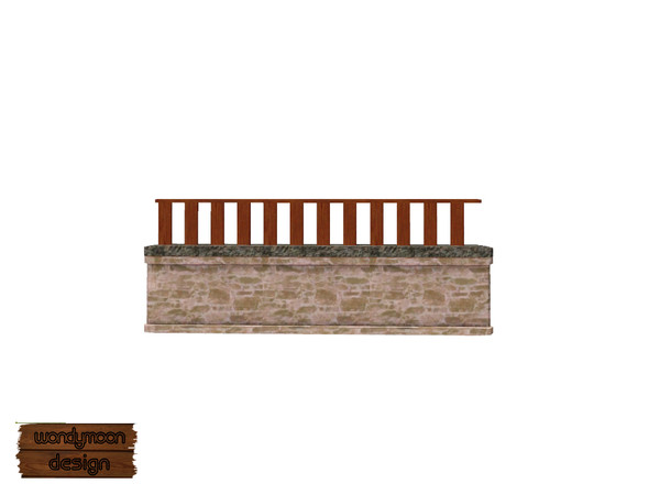 Sims 3 — Fence IV by wondymoon — - Build Set 3 - Draw the Borders - Fence IV - wondymoon@TSR - Sep'2012