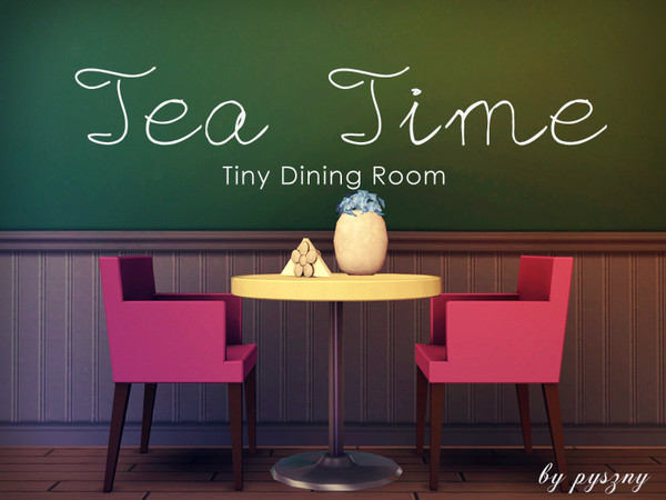 Sims 3 — Tea Time - Tiny Dining Room by pyszny16 — My next set which I want to give you is this tiny and cute dining