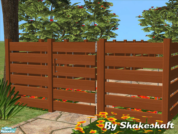 Sims 2 — Medium Sutton Gate - Mesh by Shakeshaft — Part of a set of new fences and matching gates, there are 3 different