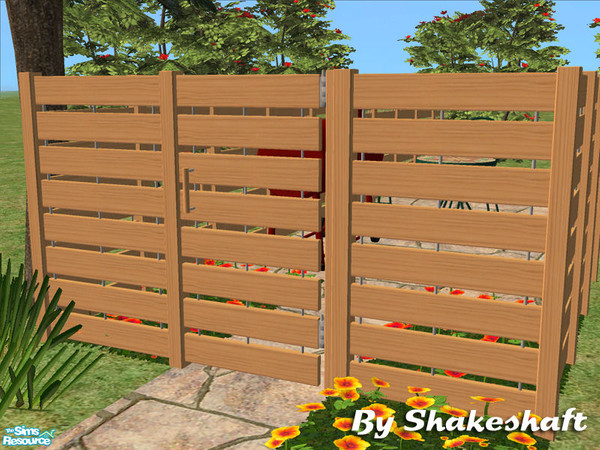 Sims 2 — Tall Sutton Gate - Light by Shakeshaft — Part of a set of new fences and matching gates, there are 3 different