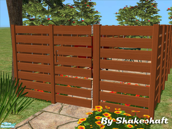 Sims 2 — Tall Sutton Gate - Mesh by Shakeshaft — Part of a set of new fences and matching gates, there are 3 different