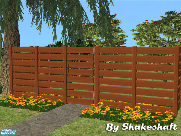 Sims 2 — Tall Sutton Fence - Medium by Shakeshaft — Part of a set of new fences and matching gates, there are 3 different