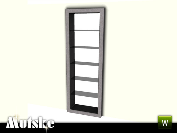 Sims 3 — Wall Elements Tall 1x1 by Mutske — With slots. 2 recolorable parts. Made by Mutske@TSR. TSRAA.
