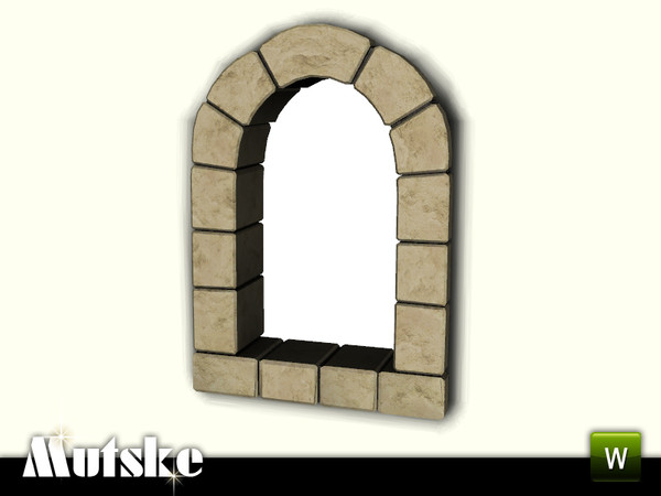 Sims 3 — Wall Elements Niche 1x1 by Mutske — With slots. 2 recolorable parts. Made by Mutske@TSR. TSRAA.