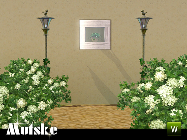 Sims 3 — Hampton Window Privat single 2x1 by Mutske — 1 recolorable part. Made by Mutske@TSR. TSRAA.