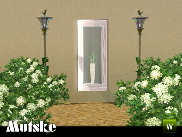 Sims 3 — Hampton Window Tall single 2x1 by Mutske — 1 recolorable part. Made by Mutske@TSR. TSRAA.