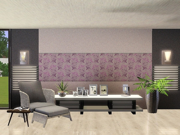 Sims 3 — Ung999_Pattern_Abstract 69 by ung999 — Flowering pattern in swirl shape with 3 recolorable palettes found under