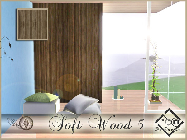 Sims 3 — SoftWood5 by Devirose — By Devirose-created using EA's 'Create a Pattern'.'-No need Expansion packs,base game