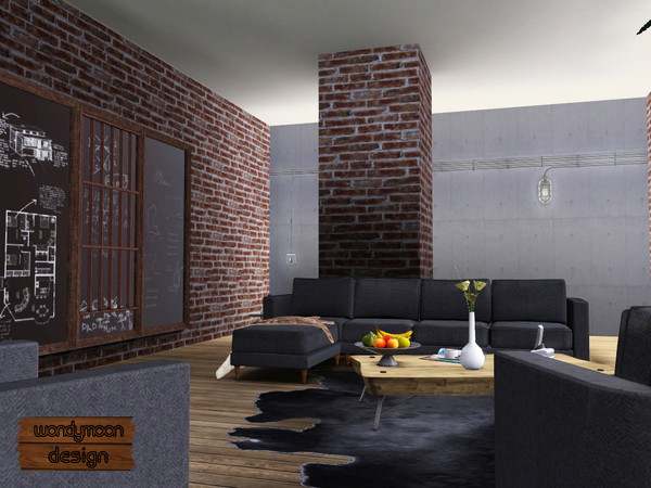 Sims 3 — Nitrogen Corner Living by wondymoon — Wonderful Spacious Modern Living for your Sims- Nitrogen Corner Living -