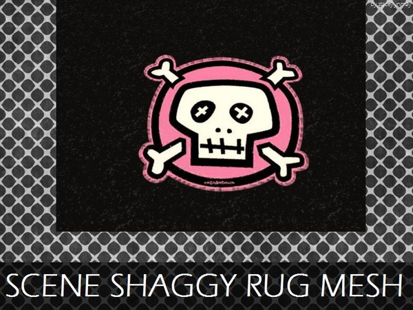 Sims 2 — Scene Shaggy Rug Mesh by staceylynmay2 — A new rug mesh.