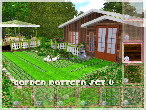 Sims 3 — GardenPatternSet - 8 by vidia — GardenPatternSet8 pattern/miscellaneous. vidiaTSR