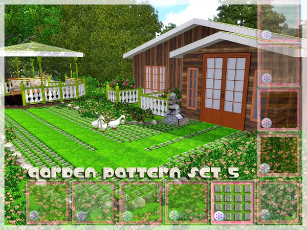Sims 3 — GardenPatternSet -5 by vidia — GardenPatternSet5 pattern/miscellaneous. vidiaTSR