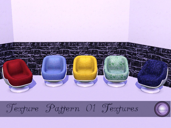 Sims 3 — D2DTPC01 Basics by D2Diamond — These are the basic textures from the Texture Pattern Challenge as patterns. This