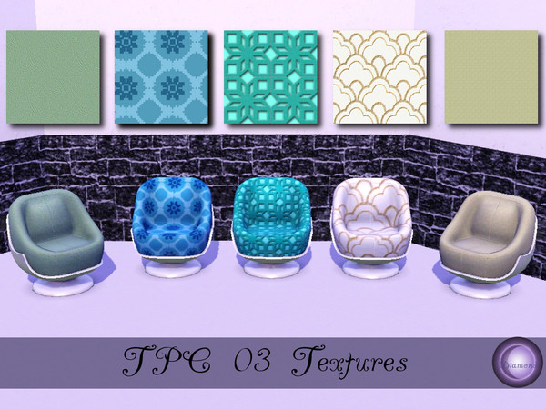 Sims 3 — D2DTexture Pattern Challenge 03 Basics by D2Diamond — The basic textures for the Texture Pattern Challenge #3 to