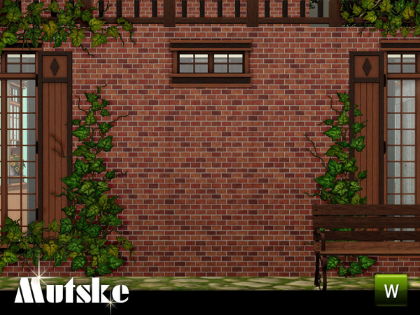 Sims 3 — Matrix Window Privat 1x1 by Mutske — 4 recolorable parts. Made by Mutske@TSR. TSRAA.