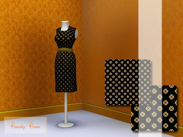 Sims 3 — Candy Corn Pattern DV by cm_11778 — Fun new patterns for Halloween, enjoy!