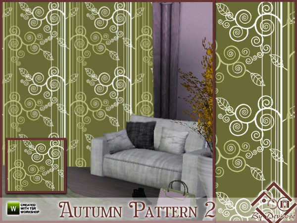 Sims 3 — Autumn 2 by Devirose — Created with Tsr Workshop,base game compatible,found in 'Abstract' categories.-Enjoy^^