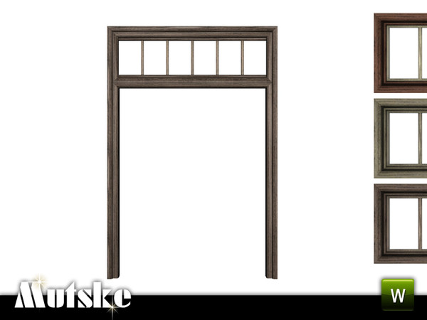 Sims 3 — Victorian Arch 2x1 by Mutske — 4 recolorable parts. Made by Mutske@TSR. TSRAA.