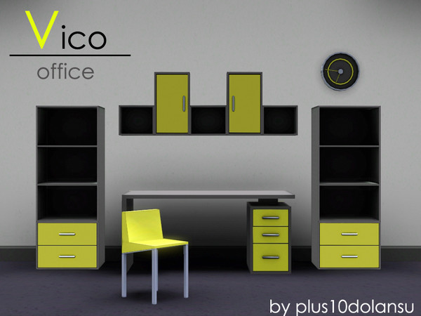 Sims 3 — Vico Office by plus10dolansu2 — Modern set for office :)