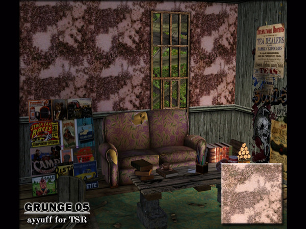 Sims 3 — Grunge Pattern05 by ayyuff — Grunge Pattern05