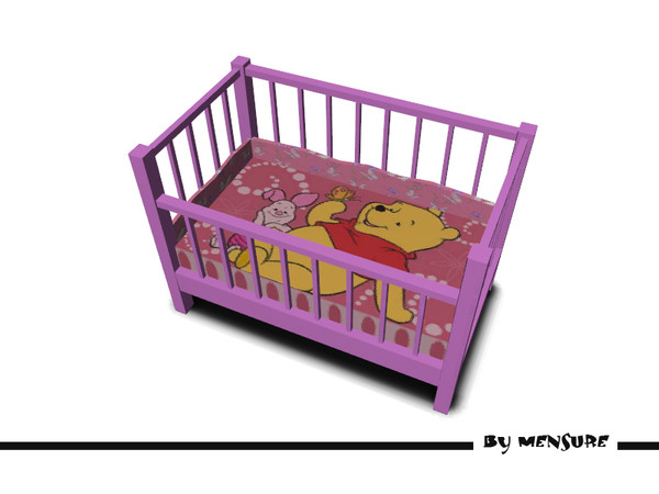 Sims 3 — Winnie the Pooh Toddler Room_Crib by mensure — Winnie the Pooh Toddler Room_Crib by mensure. Baby crib was