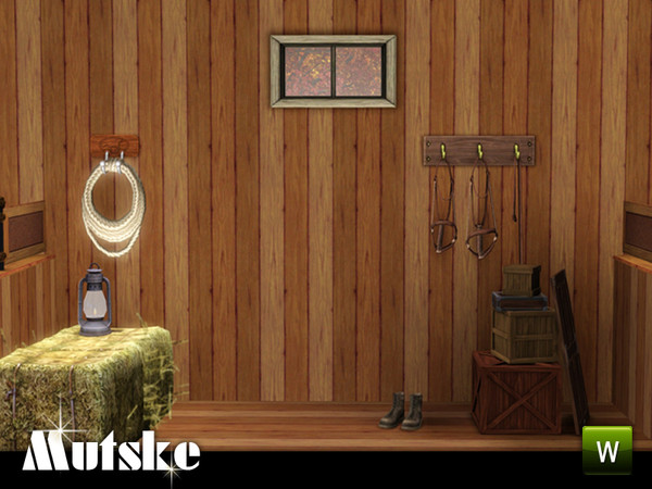 Sims 3 — Window Country Privat Single 2x1 by Mutske — 4 recolorable parts. Matches The Truth Divider. Made by