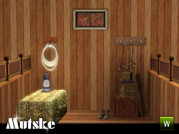 Sims 3 — Window Country Privat 1x1 by Mutske — 4 recolorable parts. Matches The Truth Divider. Made by Mutske.TSRAA.