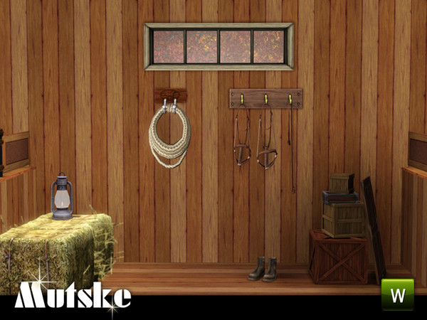 Sims 3 — Window Country Privat 2x1 by Mutske — 4 recolorable parts. Matches The Truth Divider. Made by Mutske.TSRAA.