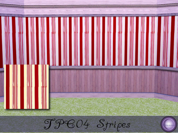Sims 3 — D2DTPC04 Stripes by D2Diamond — Part of the Texture Pattern Challenge Collection. Patterns and Textures by