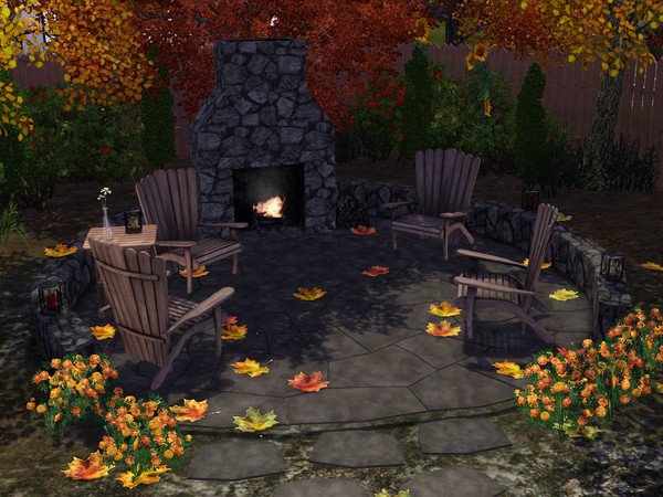 Sims 3 — Grant Patio Set by sim_man123 — Let your sims sit out and enjoy the weather on this new patio set. Featuring