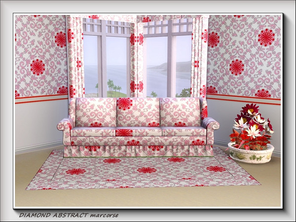 Sims 3 — Diamond Abstract pattern by marcorse — The 'diamond' of the title may not be immediately apparent, but the