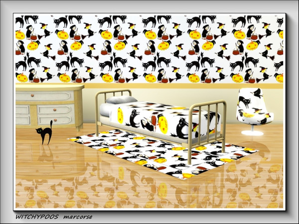 Sims 3 — Witchypoos pattern by marcorse — Some more young witches doing what they do best on Halloween . . stirring the