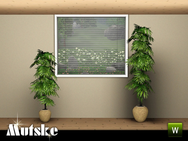 Sims 3 — Perfect Fit window Counter 2x1 by Mutske — Modern window with blinds. The window has several options for the