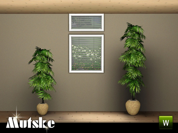 Sims 3 — Perfect Fit window Counter Single 2x1 by Mutske — Modern window with blinds. The window has several options for