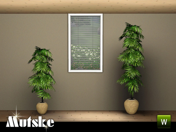 Sims 3 — Perfect Fit window Counter Single 2x1 by Mutske — Modern window with blinds. The window has several options for