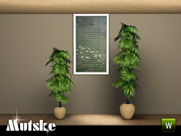 Sims 3 — Perfect Fit window Counter 1x1 by Mutske — Modern window with blinds. The window has several options for the