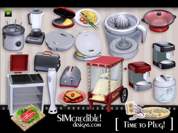 Sims 3 — Funny Kitchen series - Time To Plug! by SIMcredible! — Funny Kitchen series - Time To Plug. More clutter for