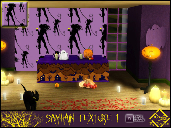 Sims 3 — Samhain Texture 1 by Devirose — More witches!Have a fun!Created with Tsr Workshop.No need Expansion packs,base