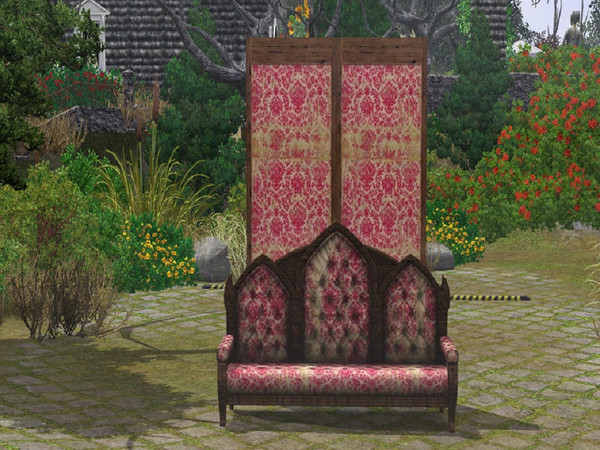 Sims 3 — Fading Fabric Red by camarossz28 — This set was used in Old Haunted House Lot.