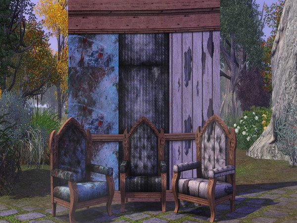 Sims 3 — HauntedHousePatternSet by camarossz28 — This set was used in Old Haunted House Lot.